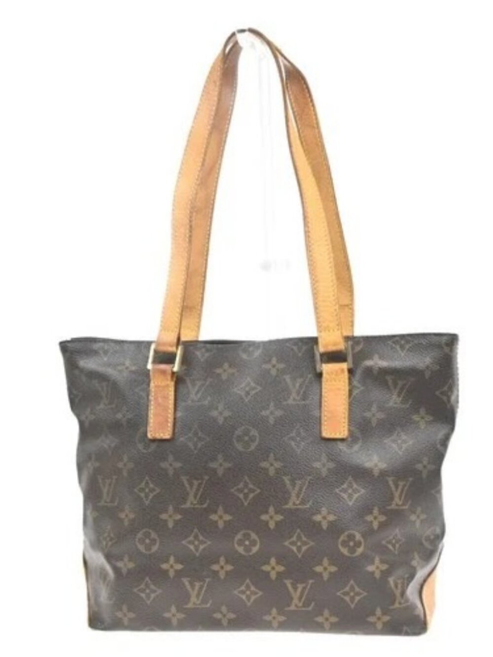 LOUIS VUITTON Cabas Piano Shoulder Bag Monogram Leather Brown M51148 34MA377